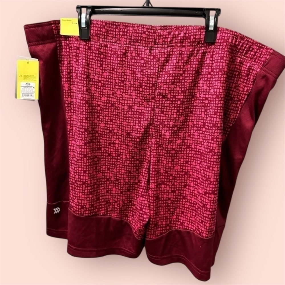 All In Motion Men's Sz 2xl Red Basketball Court Shorts